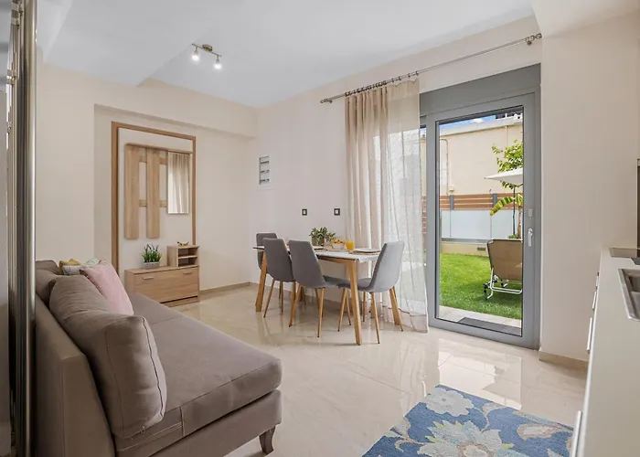 Park And Sea View With Private Pool 2 La Canea